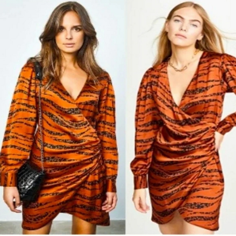 Penelope Dress in Zebra ANINE BING size S